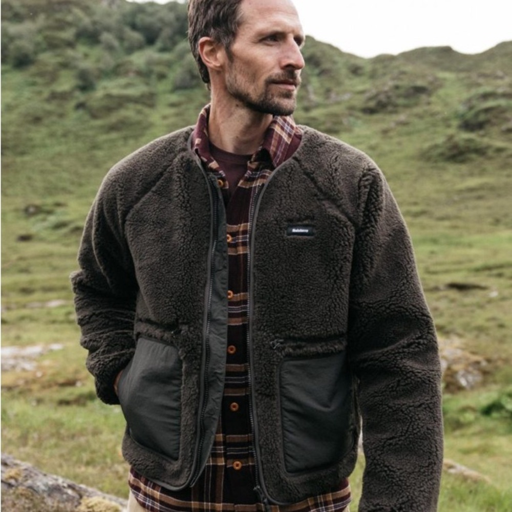Finisterre Orsik Men's Brown Fleece Jacket